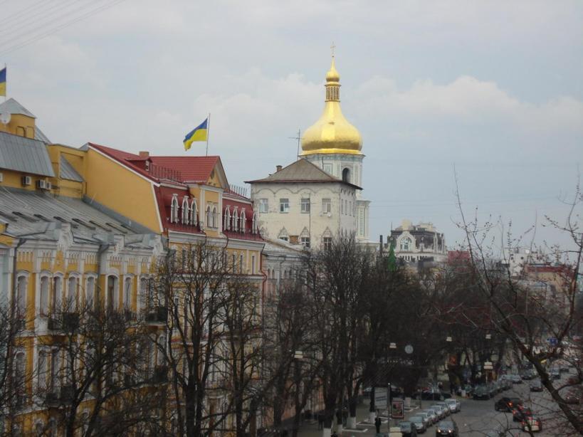 Отличная Квартира Рядом Золотыми Воротами Kiew Exterior foto